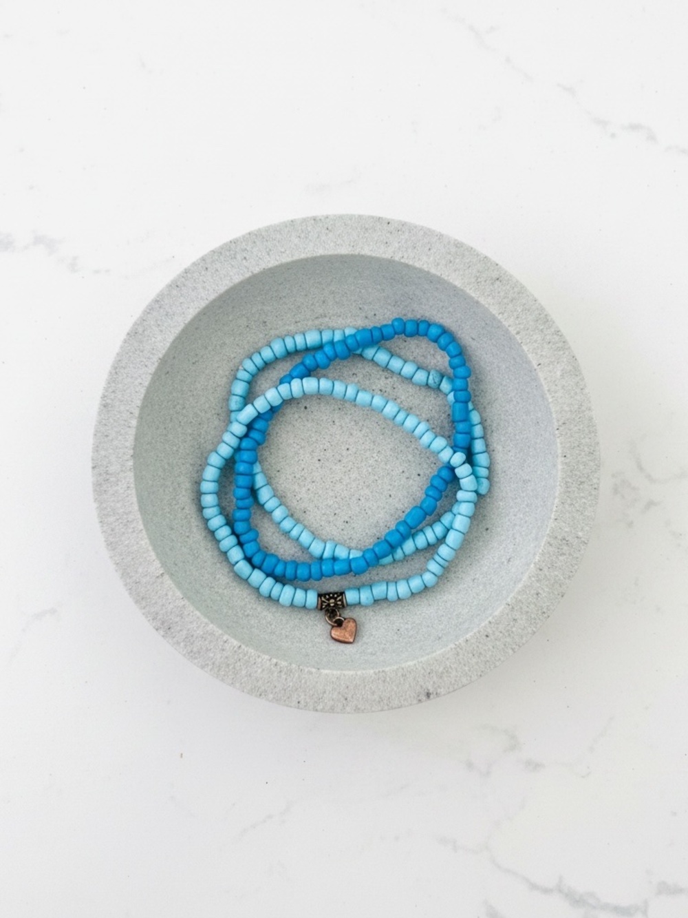 Simply Be You Bracelet Set |  Copper Heart Charm |  Authenticity & Self Love